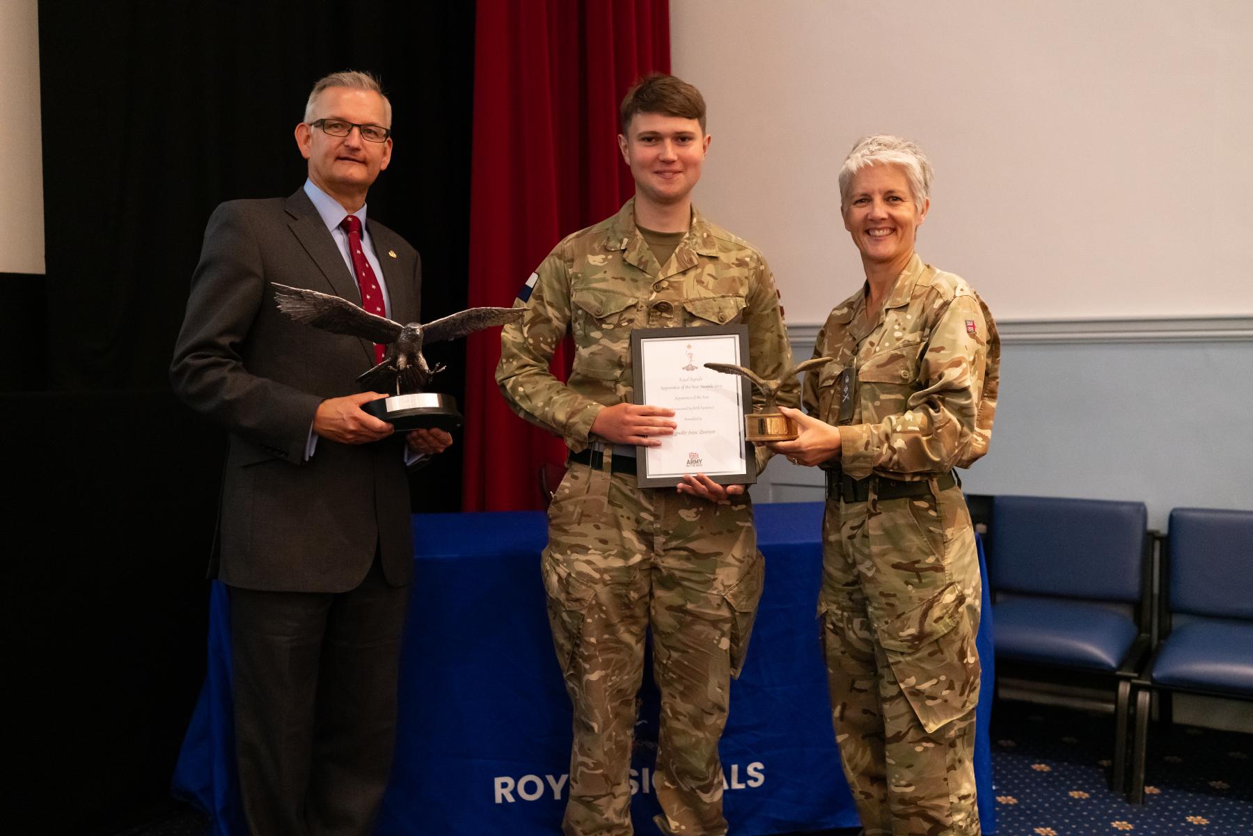 IS Eng and Overall Apprentice of the year - Sig Queenan